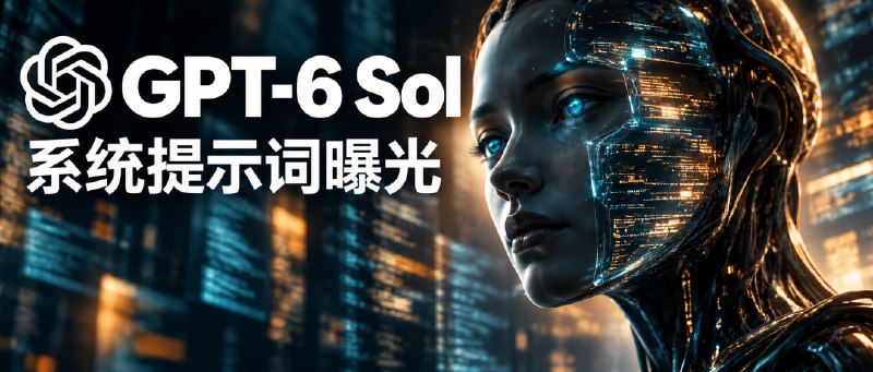 OpenAI GPT-6 Sol被破解，30万字系统提示词已泄露外网爆料者称已提取OpenAI代码模型GPT-6 Sol Codex约29.4万字符的系统提示词及工具定义，内容涉及反废话写作、自主执行、工具调用、技能加载、上下文压缩、后台任务和代码审查等机制