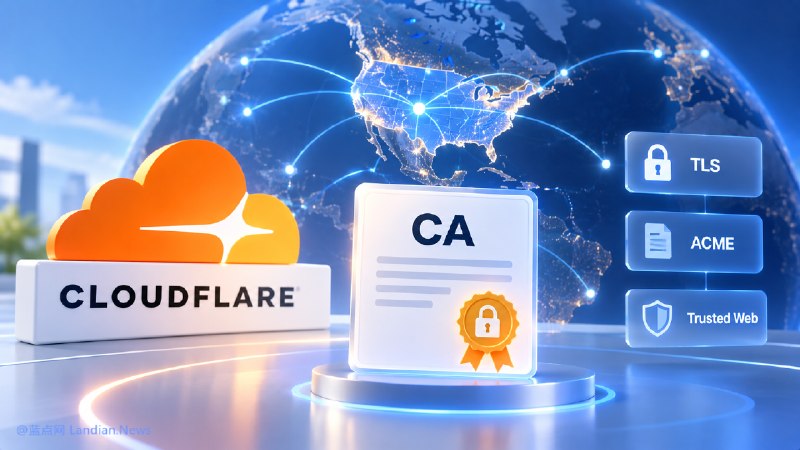 Cloudflare 宣布将成为免费公共 CA，后续为所有网站和服务提供免费 TLS 证书Cloudflare计划成为面向互联网提供服务的公共证书颁发机构，为网站免费签发TLS证书，目前仍处于根证书申请、基础设施建设和合规审核阶段