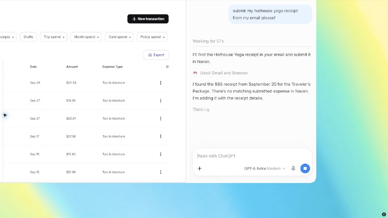 ChatGPT现在可以查看你的Chrome标签页了OpenAI升级ChatGPT的Chrome扩展，用户在网页或桌面应用中标记Chrome后，ChatGPT可查看已打开的浏览器标签页并据此回答问题，例如比较多个标签页中的沙发产品