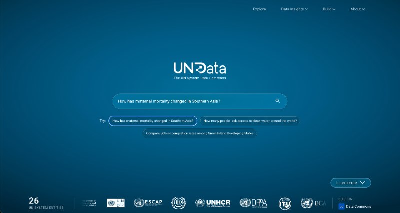 联合国求助谷歌，让其全球数据为AI代理做好准备联合国与谷歌合作推出联合国系统数据公共平台，取代UNData，支持自然语言检索和模型上下文协议（MCP），让AI代理直接访问并追溯联合国统计数据