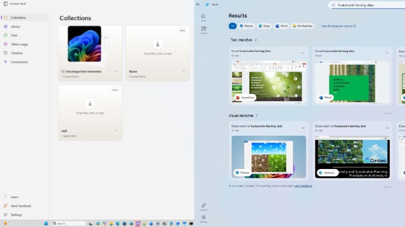 微软测试Pantheon AI应用，定位Windows 11“第二大脑”微软据报正测试Windows 11 AI应用Project Pantheon，测试版名为Context Vault