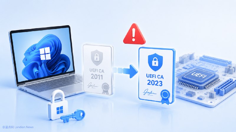 微软的UEFI 2011安全启动证书已于10月19日过期，虽不影响电脑启动但会削弱安全性微软Windows Production PCA 2011安全启动证书已于2026年10月19日到期
