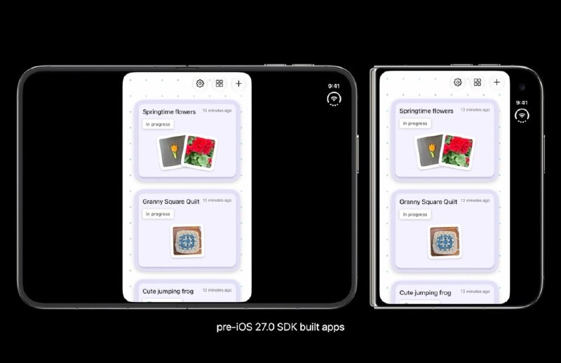 iPhone Duo内屏运行手游暂不支持全屏显示，黑边被吐槽为“公摊广告位”腾讯《王者荣耀》和米哈游《原神》暂未适配苹果iPhone Duo内屏，玩家游玩时无法全屏显示并出现黑边